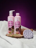 Hair Care<br> (Shampoo & Conditioner + Scalp Massage Brush + Satin Bonnet) - Image 2
